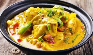 Savory Fish and Vegetable Curry A Spicy Delight for Health-Conscious Anglers