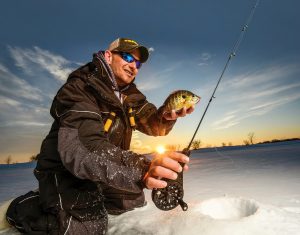 Winter Ice Fishing for Panfish Tips and Techniques for Catching Crappie, Bluegill, and Perch.
